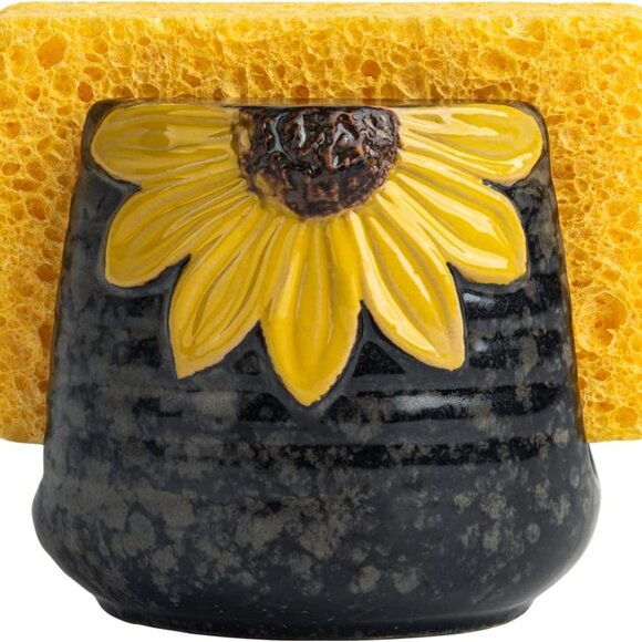 Garboc Other - Sunflower Sponge Holder for Kitchen Sink, Beautiful Decor (sponge not included)